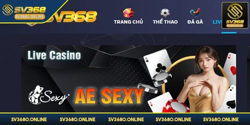 Sảnh chơi AE Sexy mang đến trải nghiệm an toàn, văn minh