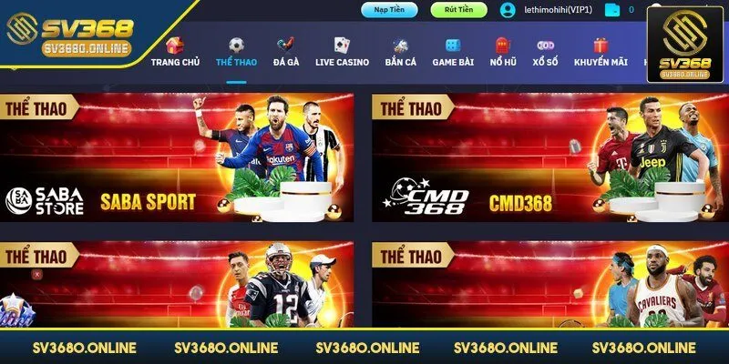 CMD SV368 - Nơi quy tụ các tay chơi đam mê cá cược 2 CMD SV368 nổi bật hơn hết trong lĩnh vực cá cược thể thao