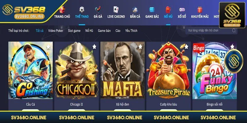 CQ9 SV368: Thiên đường nổ hũ và bắn cá không thể bỏ lỡ 3 CQ9 SV368 bảo mật tuyệt đối