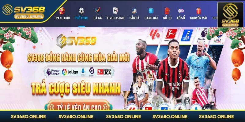 Thể thao SV368 đảm bảo tính bảo mật thông tin cao