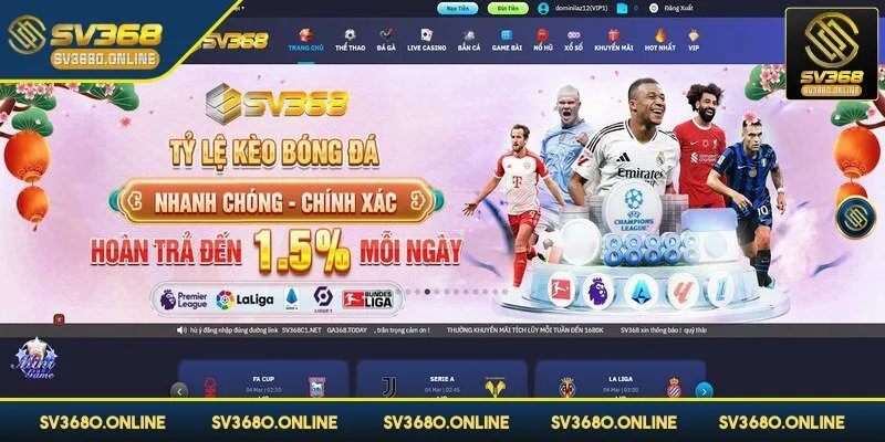 Thương hiệu SV368 xứng tầm để lựa chọn tham gia ngay 2 Thương hiệu SV368 cần phải nâng tầm ảnh hưởng và vị thế